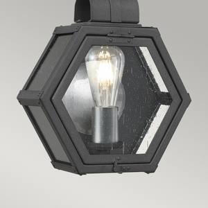 Heath kleine Wandleuchte - 1 Lichtquelle - Schwarz gesprenkelt Quintiesse small 1
