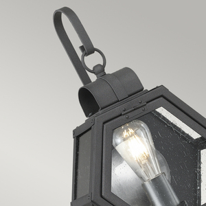 Heath kleine Wandleuchte - 1 Lichtquelle - Schwarz gesprenkelt Quintiesse small 2
