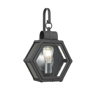 Heath kleine Wandleuchte - 1 Lichtquelle - Schwarz gesprenkelt Quintiesse small 0