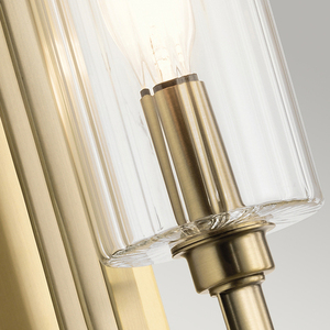 Kimrose Wandleuchte - 1 Lichtquelle - Gebürstetes Naturmessing Quintiesse small 2