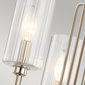 Kimrose Kronleuchter - 3 Lichtquellen - Nickel poliert Quintiesse small 1