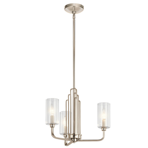 Kimrose Kronleuchter - 3 Lichtquellen - Nickel poliert Quintiesse small 0