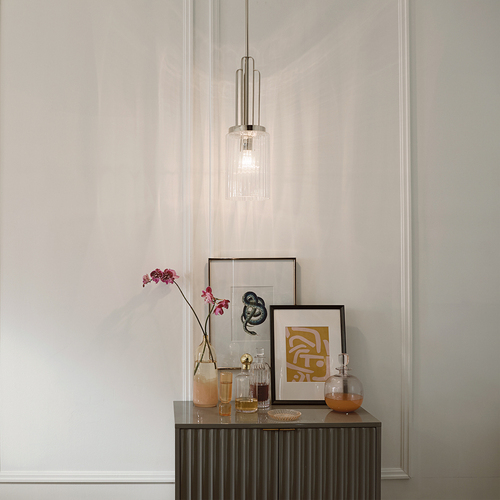 Prüfen Quintiesse Kimrose Mini-Pendelleuchte 1×E27, poliertes Nickel, QN-KIMROSE-MP-PN