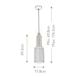 Quintiesse Kimrose Mini-Pendelleuchte 1×E27, poliertes Nickel, QN-KIMROSE-MP-PN small 7