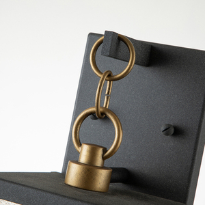 Quintiesse Lahden Außen-Wandlaterne, verwitterte Zinkoptik, 1×E27, 31,6 cm small 1
