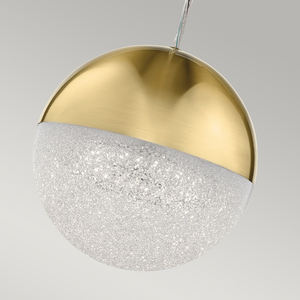 Moonlit kleine LED-Hängeleuchte - Champagner gold Quintiesse small 2