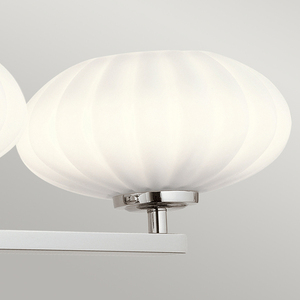 Pim Wandleuchte - 3 Lichtquellen - Chrom poliert Quintiesse small 4