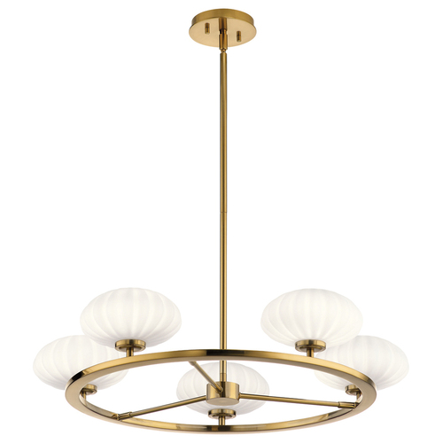 Prüfen Pim Kronleuchter - 5 Lichtquellen - Gold Quintiesse