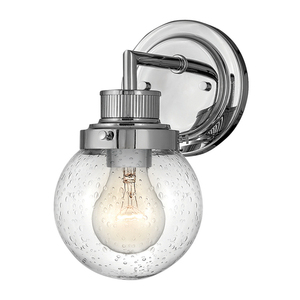 Poppy Wandleuchte - 1 Lichtquelle - Chrom poliert Quintiesse small 0