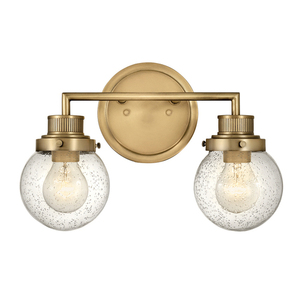 Poppy Wandleuchte - 2 Lichtquellen - Altmessing Quintiesse small 0