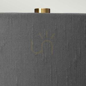 Quintiesse Reno Tischleuchte E27 – Rauchglas, Altmessing small 5