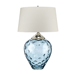 Samara große Tischleuchte - 2 Lichtquellen - Hellblau Quintiesse small 1