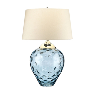 Samara große Tischleuchte - 2 Lichtquellen - Hellblau Quintiesse small 2