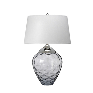 Samara Tischleuchte - 2 Lichtquellen - Getöntes Glas Quintiesse small 1