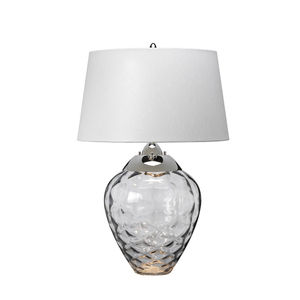 Samara Tischleuchte - 2 Lichtquellen - Getöntes Glas Quintiesse small 0