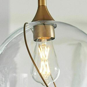 Quintiesse Skye Pendelleuchte QN-SKYE-1P 1×E27 Heritage Brass, Ø27,4 cm small 6
