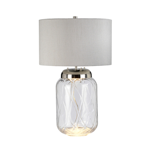Sola Tischleuchte - 2 Lichtquellen - Silberner Lampenschirm Quintiesse small 0
