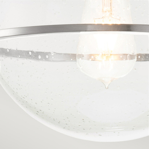 Somerset plafond - 1 Lichtquelle - Klarglas - Gebürstetes Nickel Quintiesse small 3