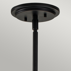 Somerset Pendelleuchte - 1 Lichtquelle - Klarglas - Schwarz Quintiesse small 1