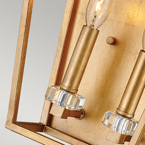 Stinson Wandleuchte - 2 Lichtquellen - Lila Messing Quintiesse small 3