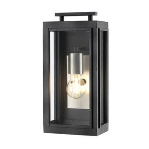 Sutcliffe kleine Wandlaterne - 1 Lichtquelle - Alt-Zink/Antik-Nickel Quintiesse small 0