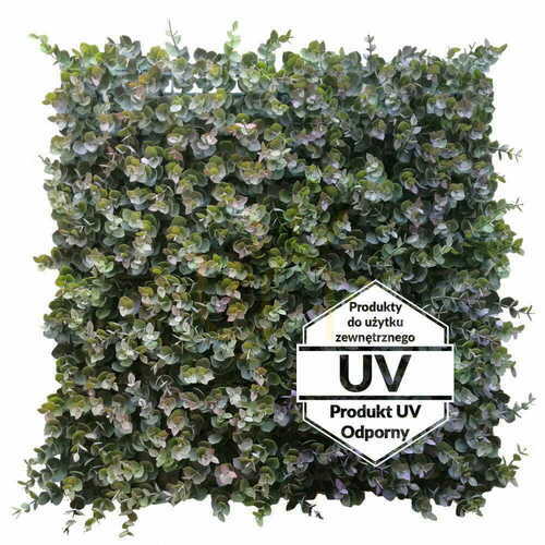 Prüfen Künstliche grüne Matte Eukalyptus UV 50x50cm