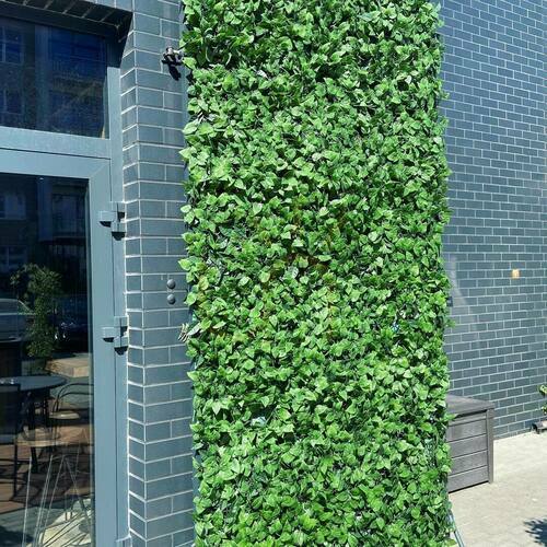 Prüfen Künstliche grüne Matte Efeu UV 50x50cm