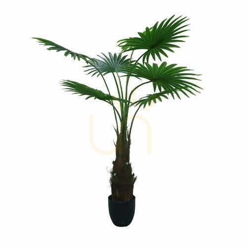 Prüfen Künstliche Palme im Topf Washingtonia Robusta 140cm