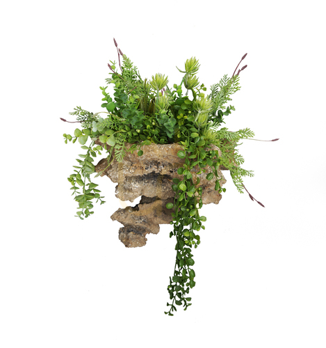 Prüfen Felsen mit künstlicher Vegetation S