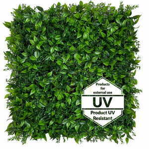 Künstliche grüne Matte Berberis UV 50x50cm 1 Künstliche grüne Matte Berberis UV 50x50cm small 1