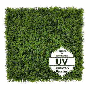 Künstliche grüne Matte Wacholder UV 50x50 cm GD 279 small 1
