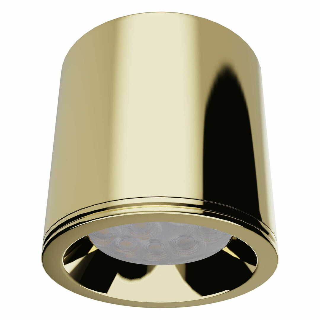 Plafon Max Light Form C0217 szczotkowane złoto GU10 IP65 8 cm