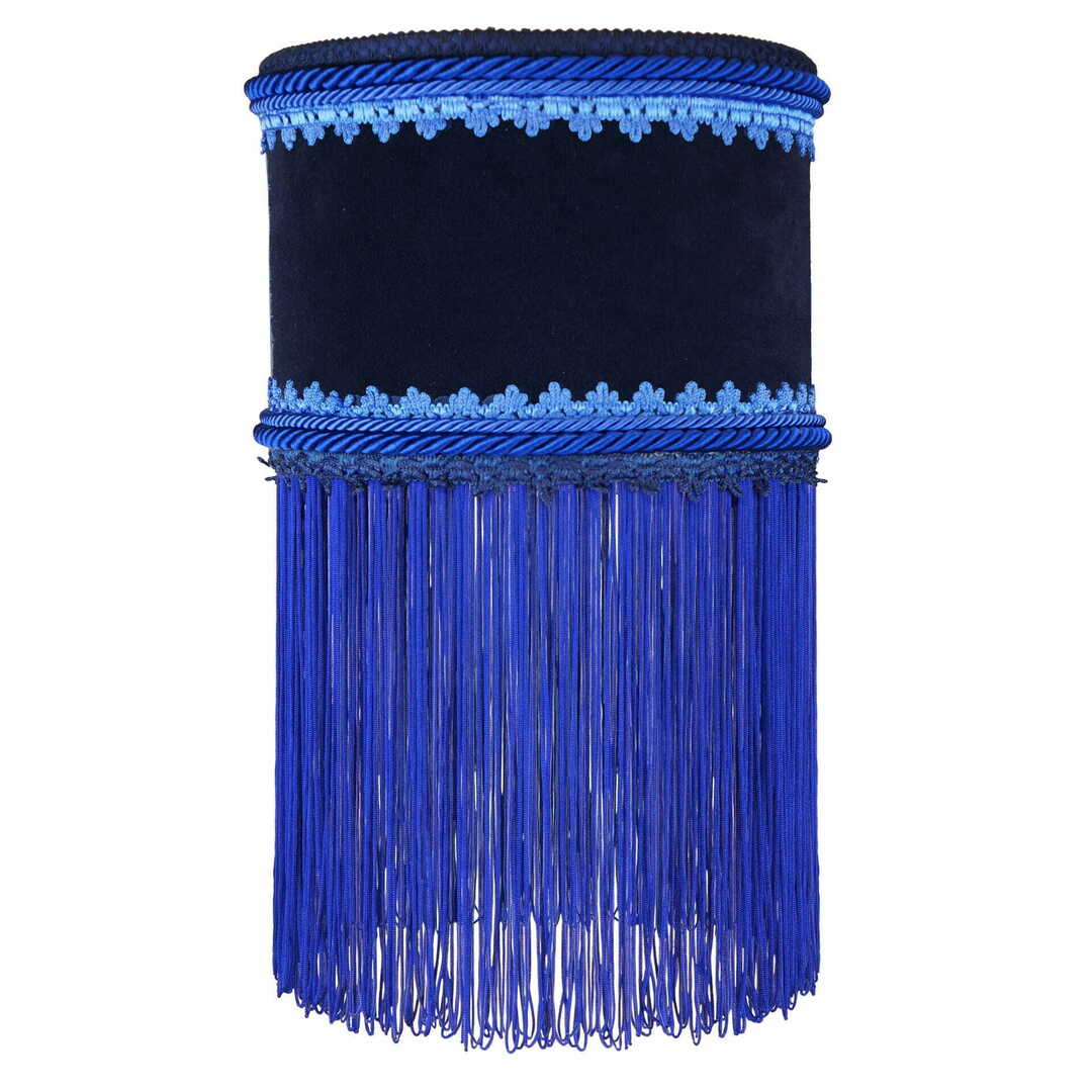 Las Plumas Búho N°2 navy and blue pendant light E27