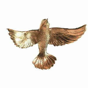 Las Plumas FIGURE XS N°3 Kolibrifigur für Leuchten, goldfarben, 13,5 cm small 1