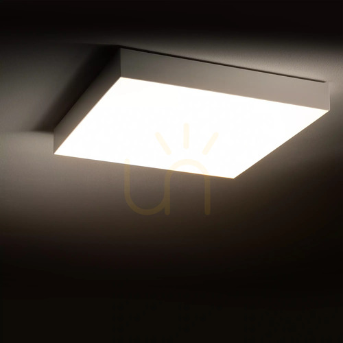 Prüfen Weiße LED-Deckenleuchte Nowodvorski LID SQUARE LED 10423, 50 W