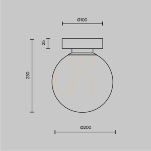 BASIC FORM Wandleuchte MOD321WL-01B1 Maytoni small 3