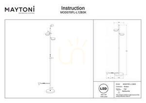 FAD MOD070FL-L12B3K Stehleuchte Maytoni small 8