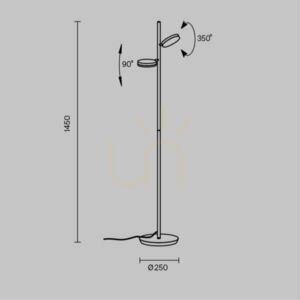 FAD MOD070FL-L12B3K Stehleuchte Maytoni small 9
