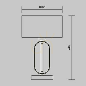 MARMO Tischleuchte MOD099TL-01G Maytoni small 5