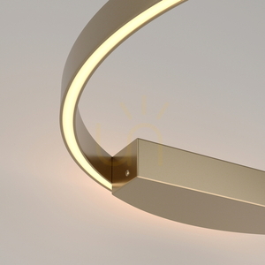 Maytoni Rim MOD058WL-L35BS3K LED-Wandleuchte Ring 60 cm Messing 37W 3000K small 1