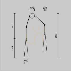 SINTESI Wandleuchte P090WL-L24CH3K Maytoni small 10