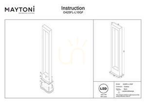 BONN Lichtmast O425FL-L10GF IP65 Maytoni small 6