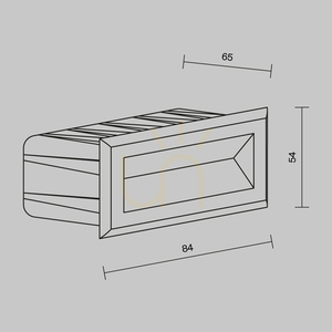 BOSCA Treppenhausleuchte O045SL-L3B3K IP65 Maytoni small 7