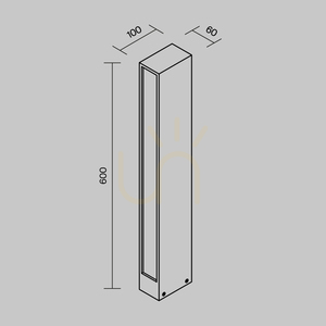 HOF Lichtmast O422FL-L12GF IP65 Maytoni small 8