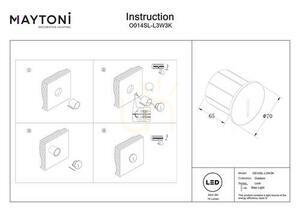 LOCK-Treppenleuchte O014SL-L3W3K IP54 Maytoni small 8