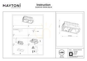 ALFA LED-Einbauleuchte DL043-02-15W4K-SQ-W Maytoni small 6