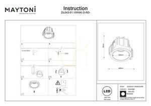 ALFA LED-Einbauleuchte DL043-01-10W4K-D-RD-WB Maytoni small 6