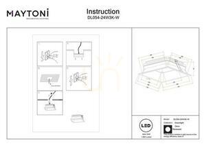 OKNO-Einbauleuchte DL054-24W3K-W Maytoni small 6