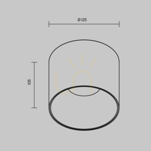 ALFA LED Plafond C064CL-01-25W3K-D-RD-WB Maytoni small 5