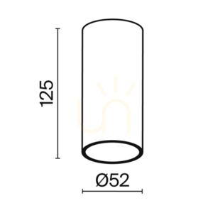 Aufbau-Spot Maytoni FOCUS LED C056CL-L12B4K-W-D-B schwarz 12 W 900 lm 4000 K TRIAC small 9